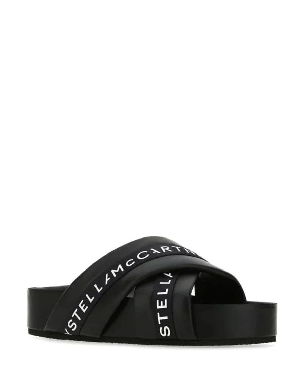 Stella Mccartney Black Polyethylene Slippers Flats