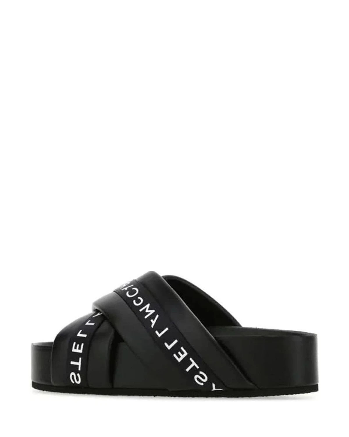 Stella Mccartney Black Polyethylene Slippers Flats