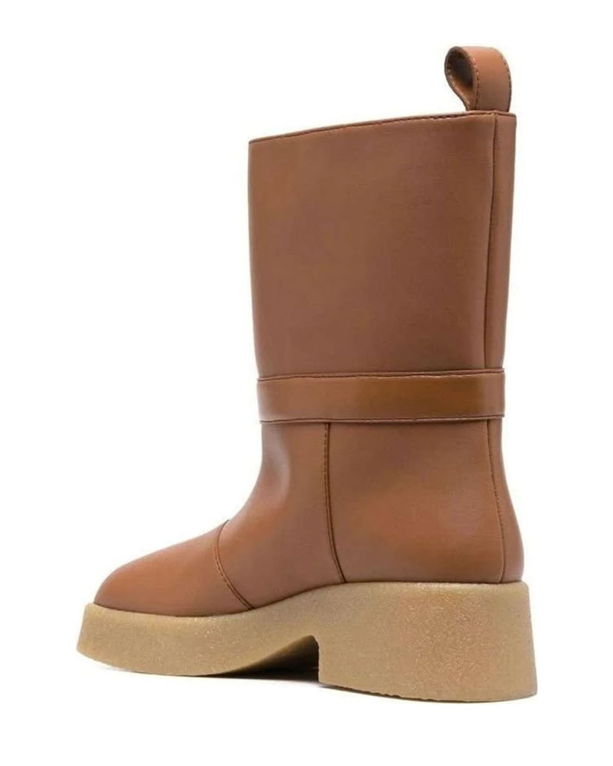 Stella Mccartney Brown Polyethylene Rain Boots Boots