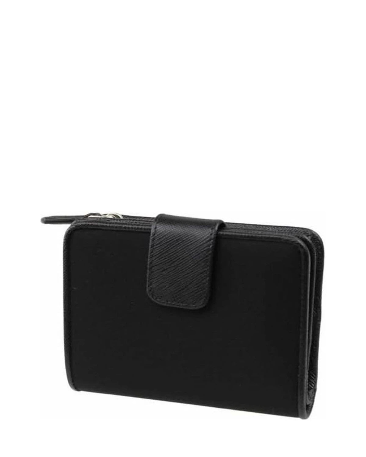 Prada Black Nylon Wallet Wallets