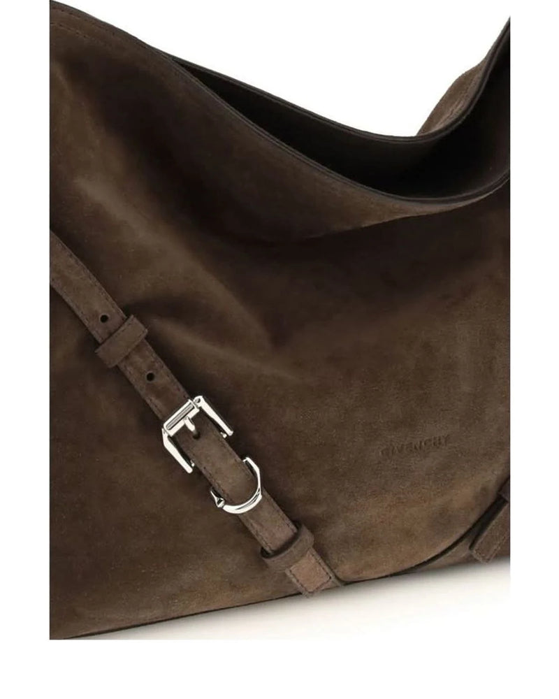 Givenchy Black Calf Leather Bos Taurus Shoulder Bag Shoulder Bags