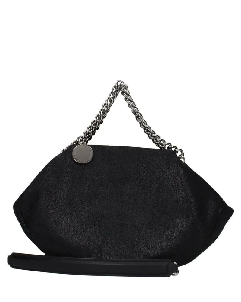 Stella Mccartney Black Leather Handbag Shoulder Bags