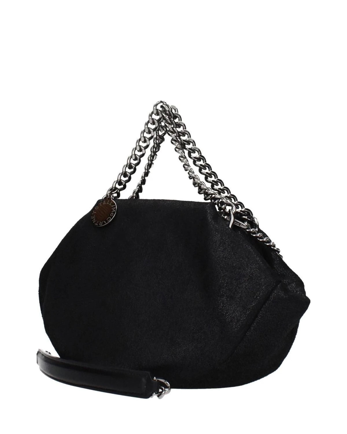 Stella Mccartney Black Leather Handbag Shoulder Bags