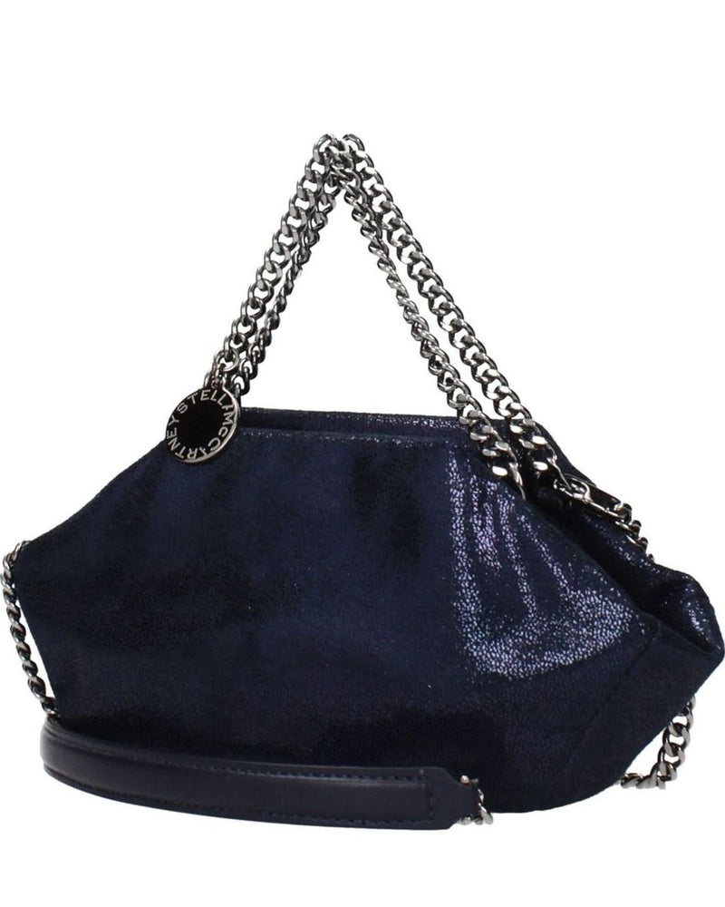 Stella Mccartney Blue Leather Handbag Shoulder Bags
