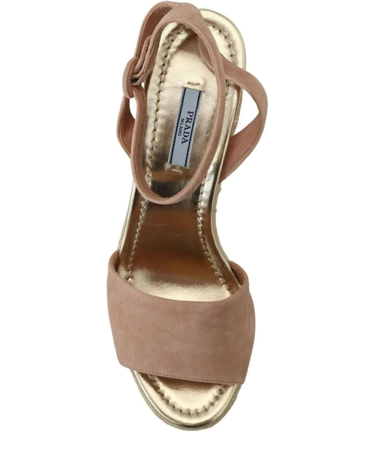 Prada Pink Suede Leather Ankle Strap Sandals Sandals