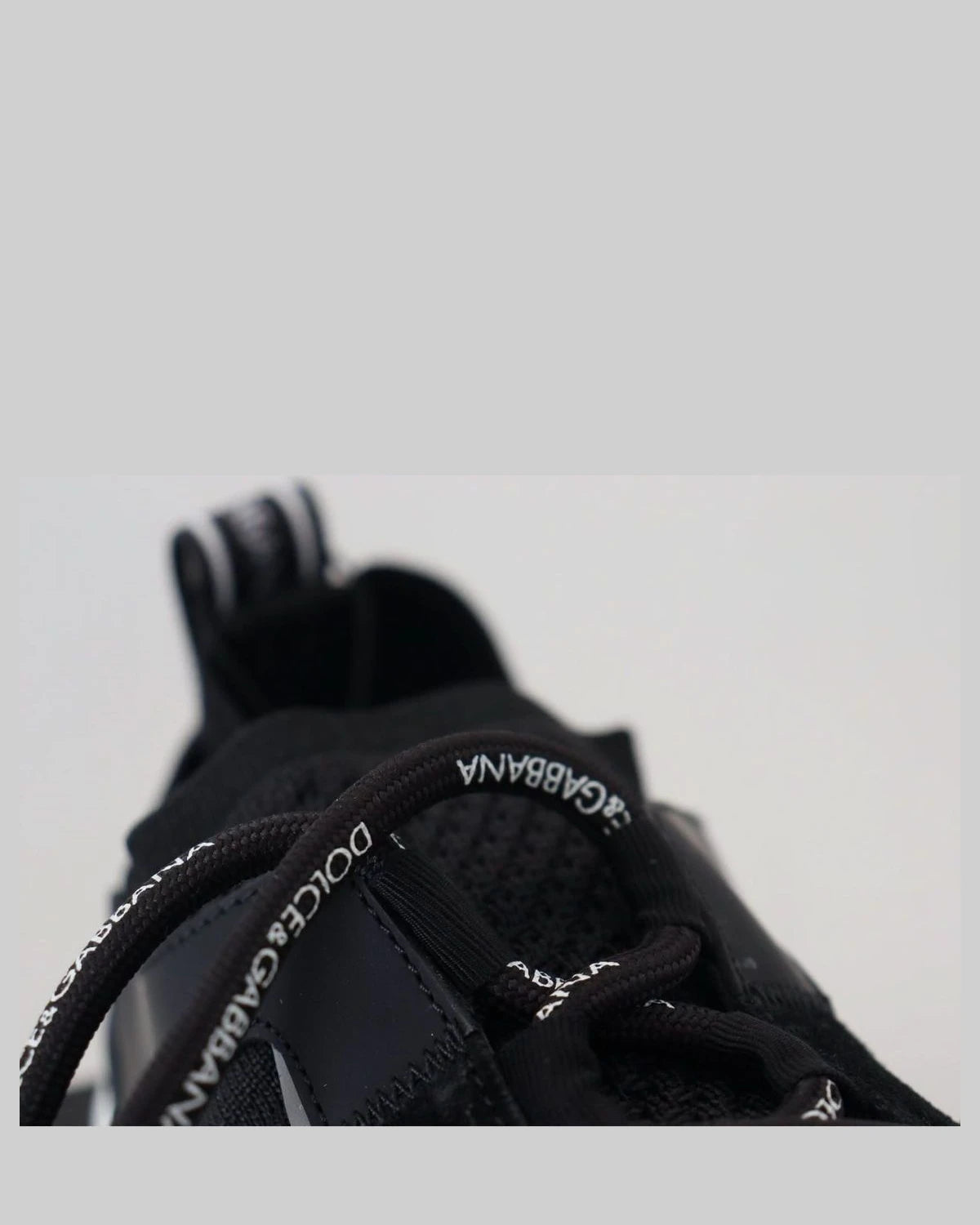 Dolce & Gabbana Black Mesh Sorrento Trekking Sneakers Sneakers