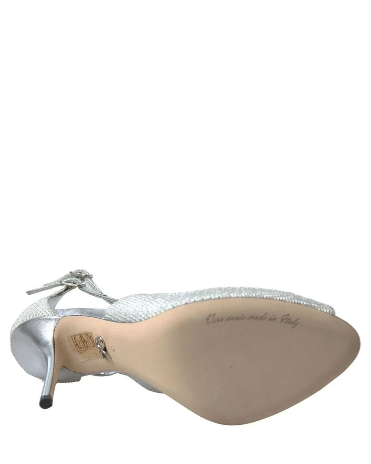 Dolce & Gabbana Silver Shimmers Heel Heels