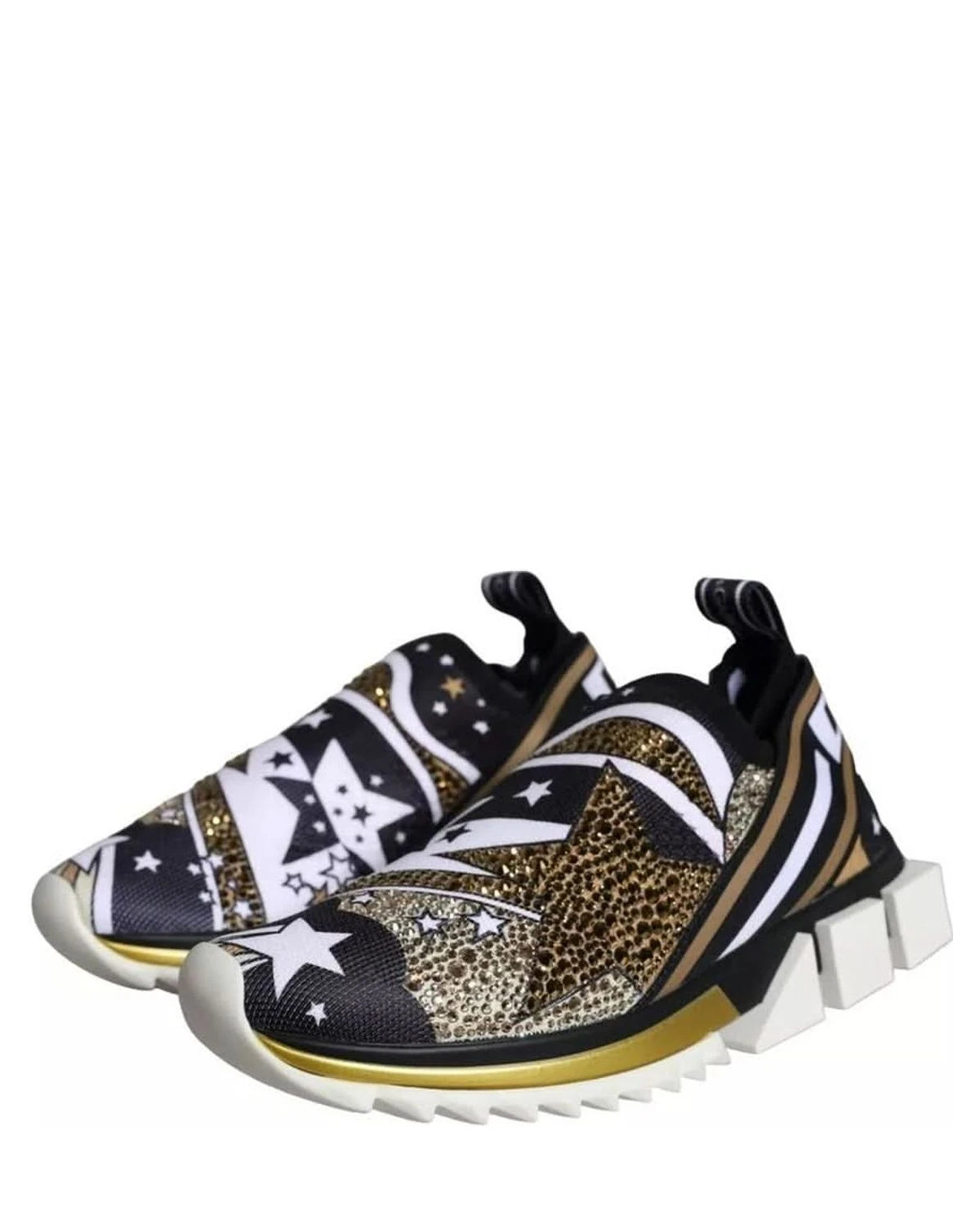 Dolce & Gabbana Multicolor Comet Star Print Sorrento Sneakers Sneakers