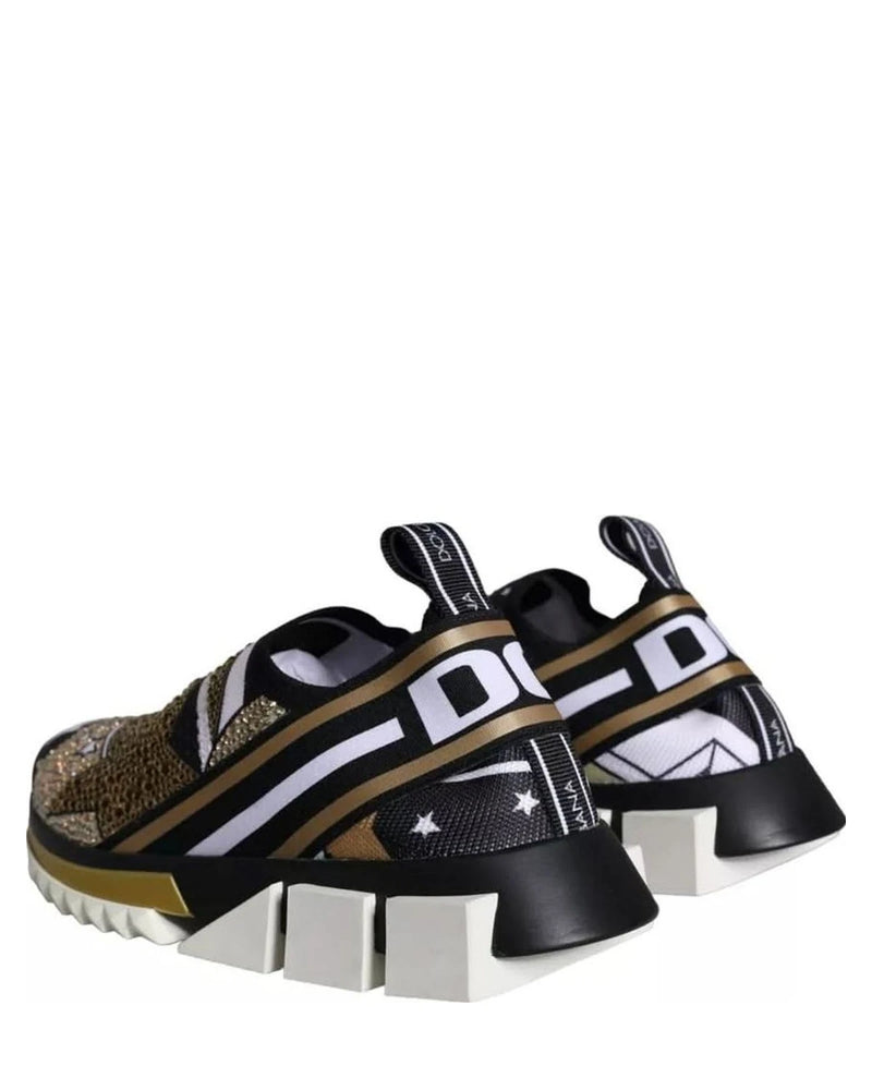 Dolce & Gabbana Multicolor Comet Star Print Sorrento Sneakers Sneakers