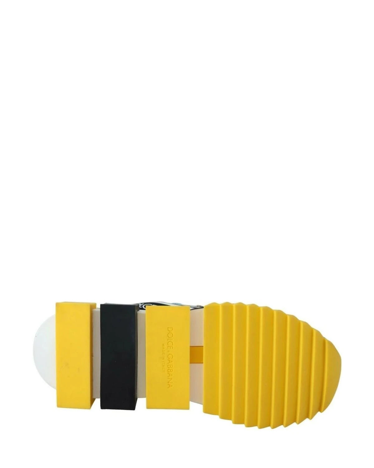 Dolce & Gabbana Yellow Crystals Sneakers Shoes Sneakers