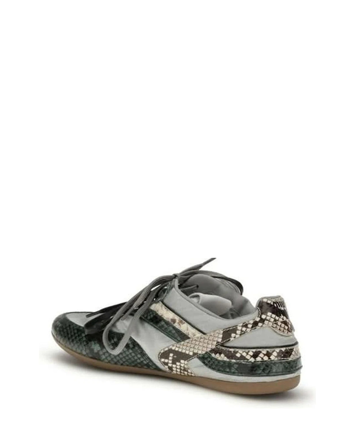Miu Miu Gray Rubber Athletic Sneakers Sneakers