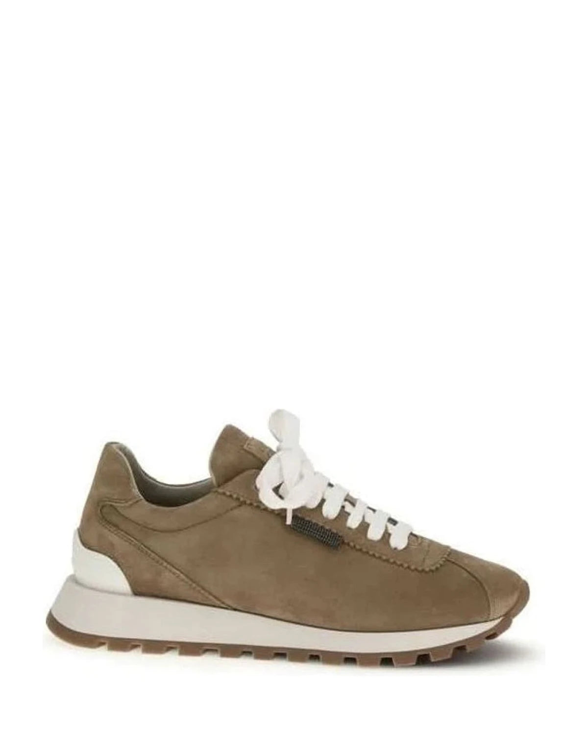 Brunello Cucinelli Beige Rubber Platform Sneakers Sneakers