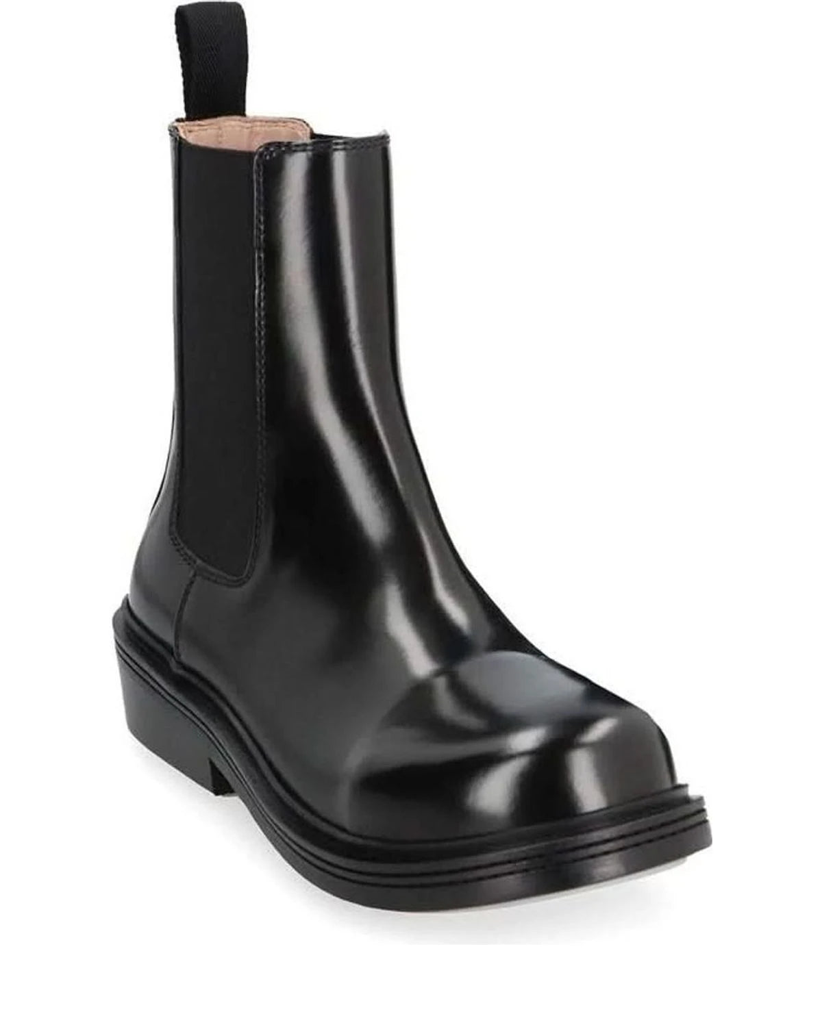 Bottega Veneta Black Calfskin Chelsea Boots Boots