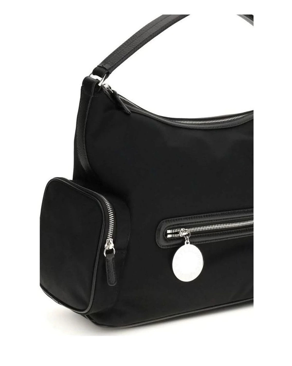 Stella Mccartney Black Nylon Shoulder Bag Shoulder Bags