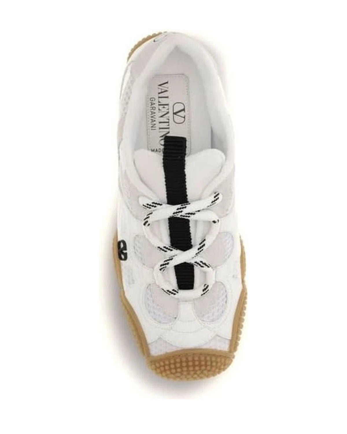 Valentino Garavani White Polyamide Athletic Sneakers 