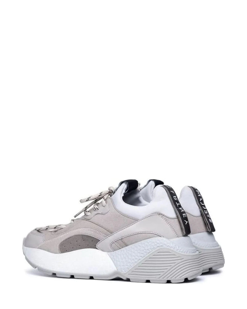 Stella Mccartney Gray Leather Vegan Chunky Sneakers 