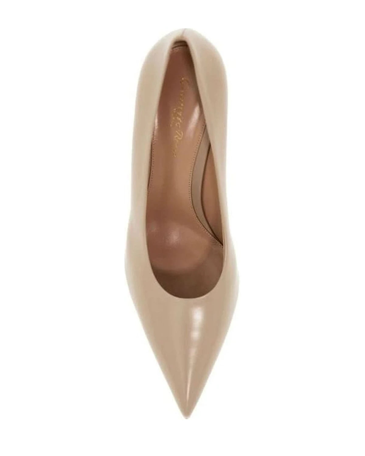 Gianvito Rossi Beige Calfskin High Heel Pumps 