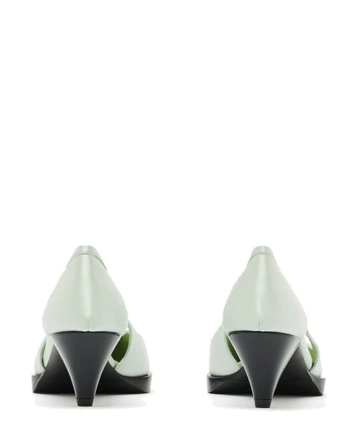 Prada Silk Mid Heel Pumps 
