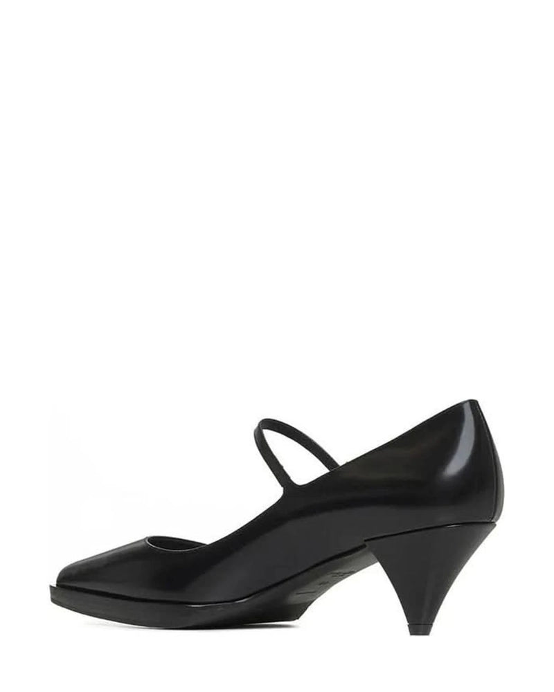Prada Black Calfskin High Heel Pumps 