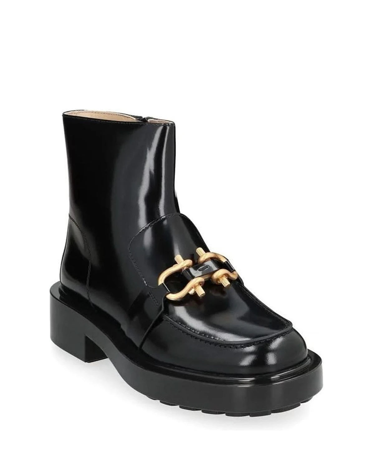 Bottega Veneta Black Calfskin Ankle Boots 