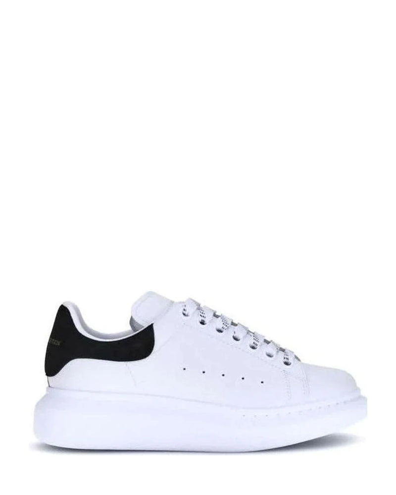 Alexander Mcqueen White Calf Leather Bos Taurus Platform Sneakers 