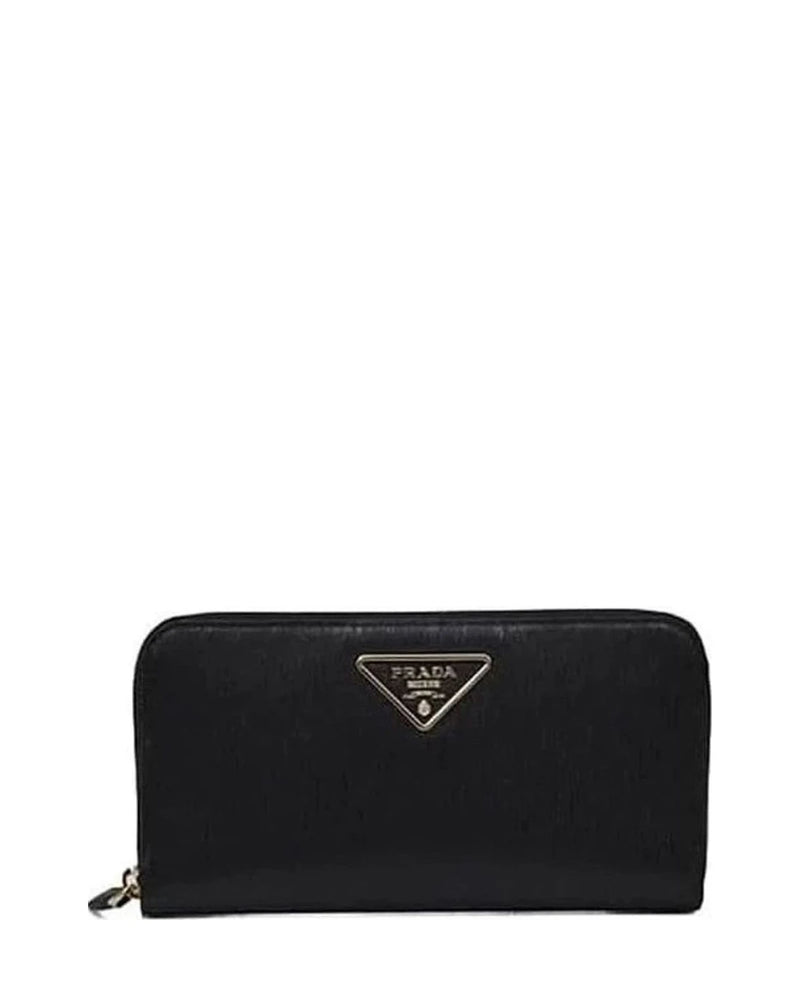 Prada Black Calfskin Wallet 