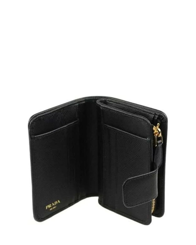 Prada Black Nylon Wallet 