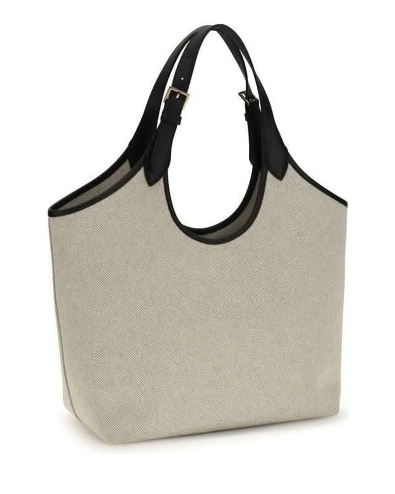 Versace Beige Cotton Shoulder Bag 
