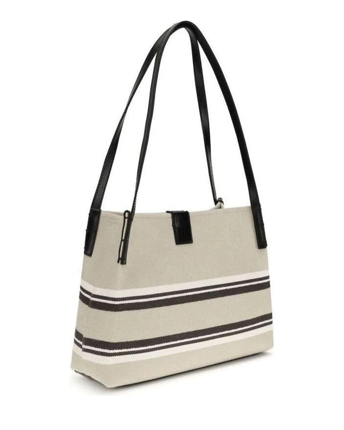 Balmain Beige Cotton Shoulder Bag 