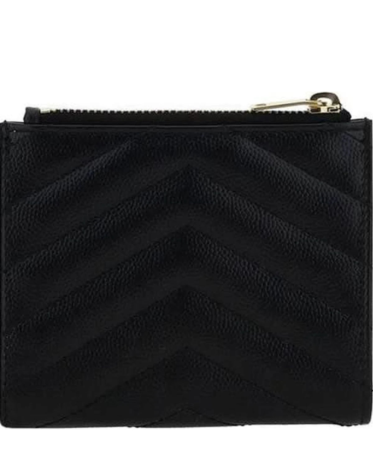 Saint Laurent Black Calf Leather Bos Taurus Wallet 