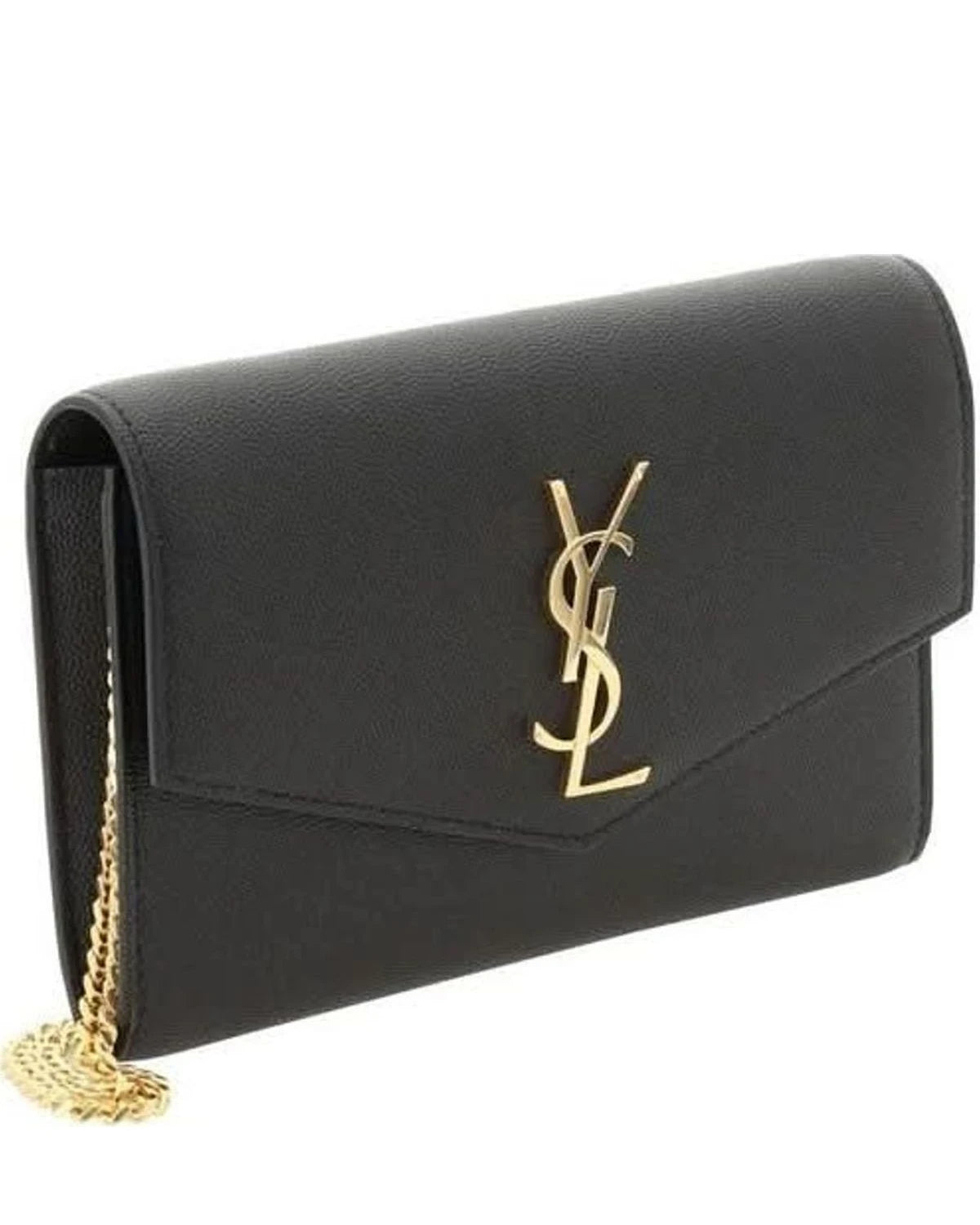 Saint Laurent Black Calf Leather Bos Taurus Shoulder Bag 