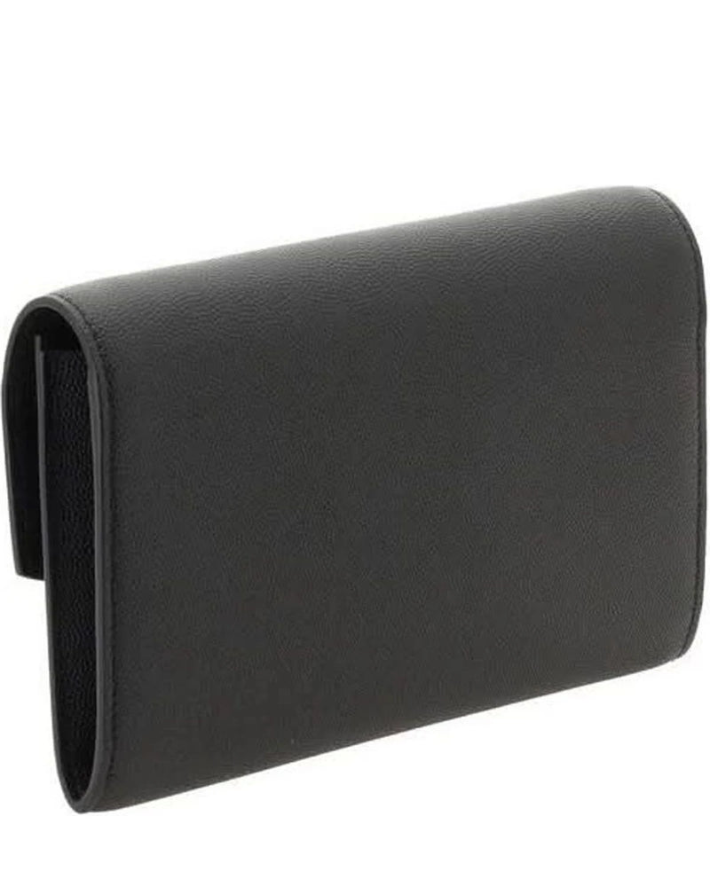 Saint Laurent Black Calf Leather Bos Taurus Shoulder Bag 
