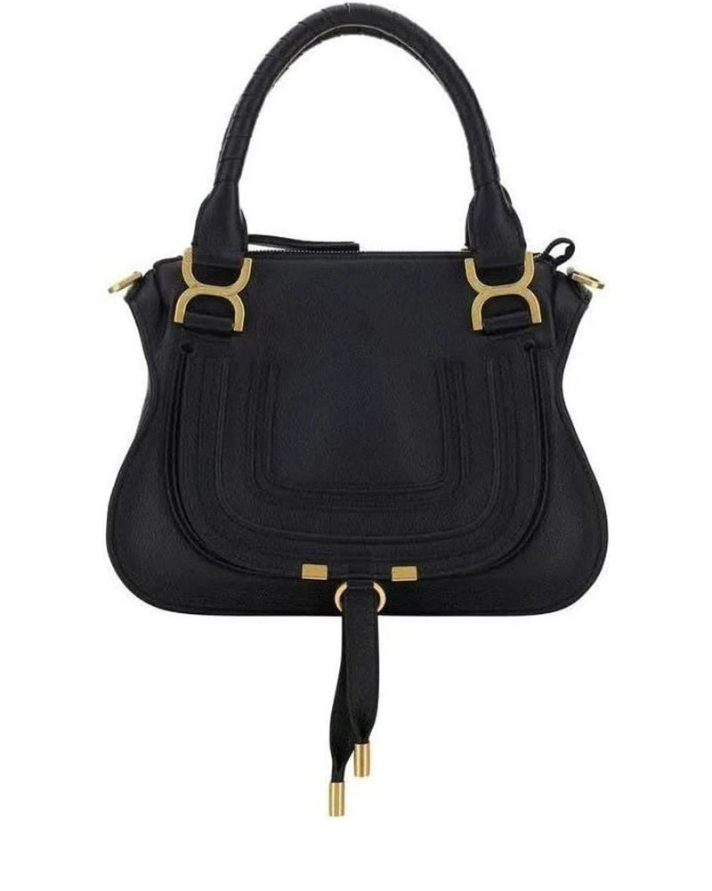 Chloé Black Calf Leather Bos Taurus Shoulder Bag 