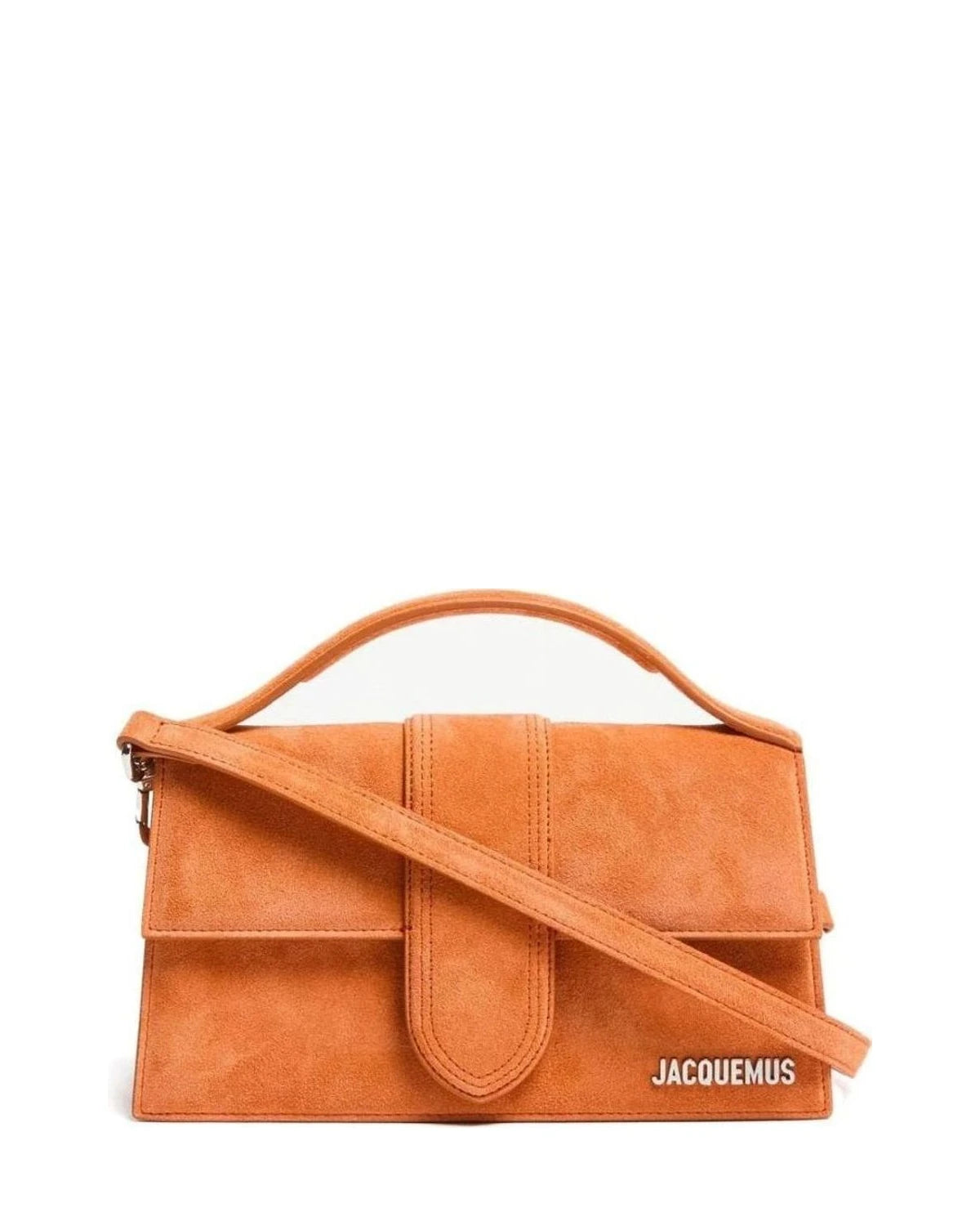 Jacquemus Leather Terracotta Le Grand Bambino Handbag 