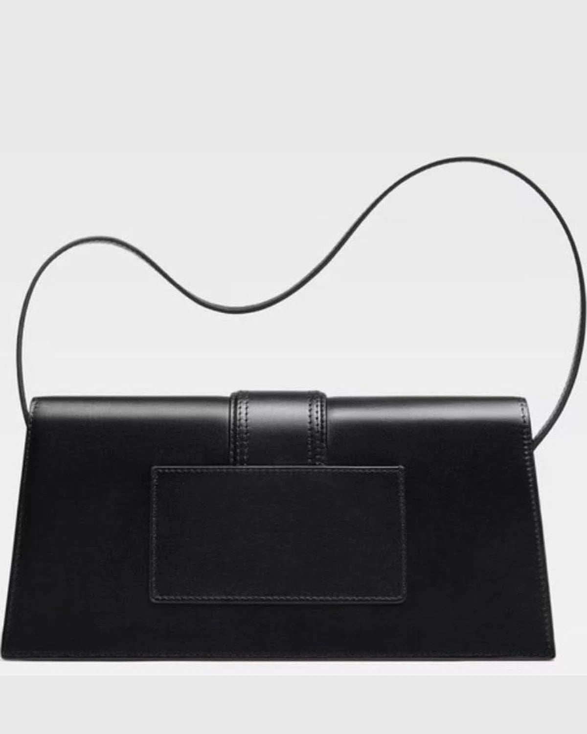 Jacquemus Black Leather Le Bambino Long 