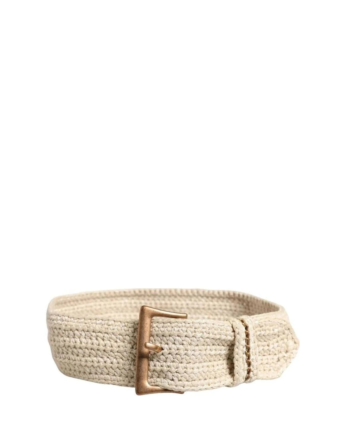Ermanno Scervino Belts in beige, Cotton Nylon — view 2