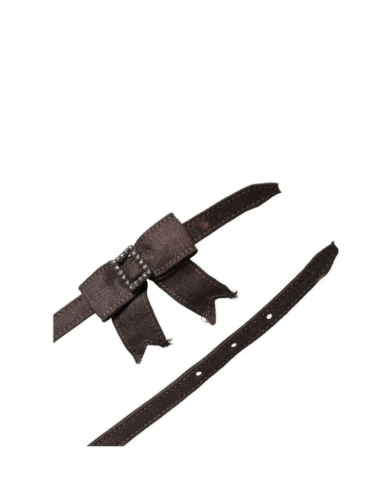 Ermanno Scervino Belts in brown, Wool Nylon — view 6