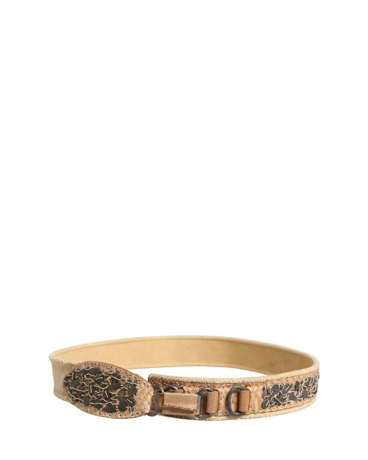 Ermanno Scervino Belts in beige, Leather