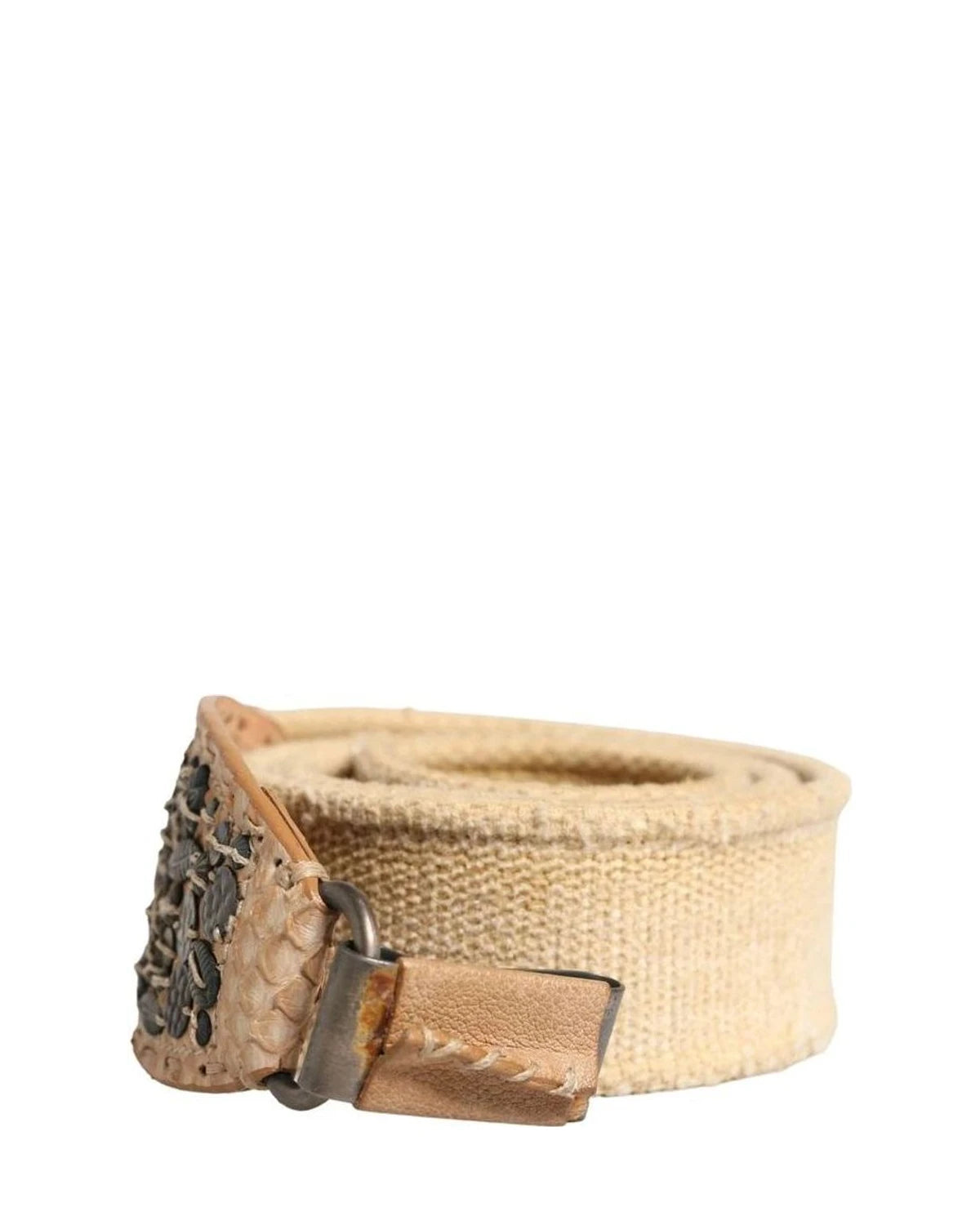 Ermanno Scervino Belts in beige, Leather — view 3
