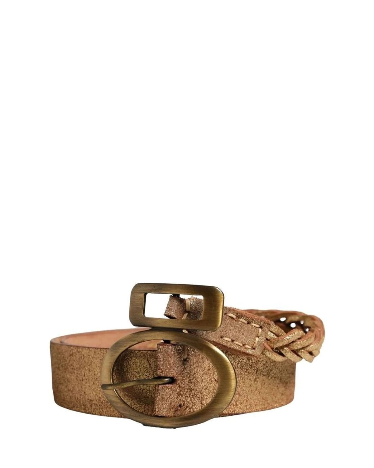 Ermanno Scervino Belts in brown, Leather