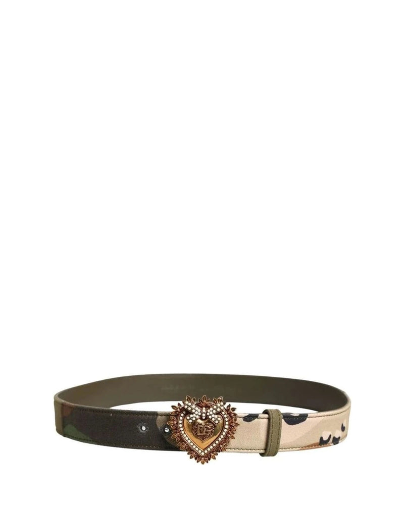 Dolce & Gabbana Belts in green, Cotton Calf — view 3