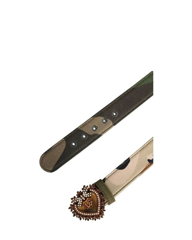 Dolce & Gabbana Belts in green, Cotton Calf — view 7