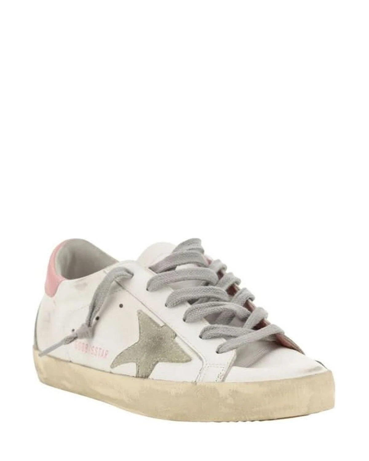 Golden Goose White Calf Leather Bos Taurus Low Top Sneakers 
