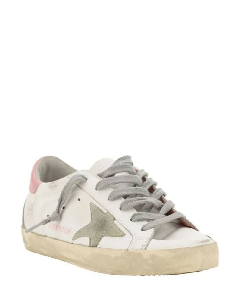 Golden Goose White Calf Leather Bos Taurus Low Top Sneakers 