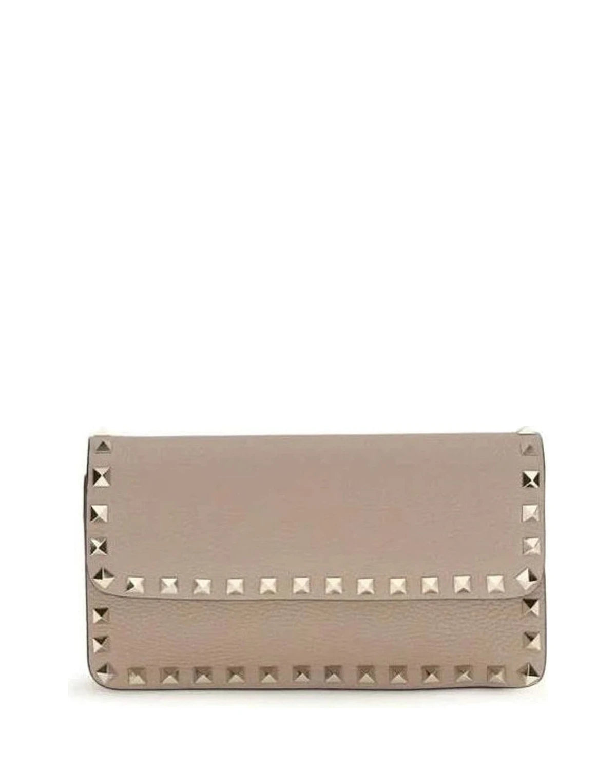 Valentino Garavani Beige Calf Leather Wallet
