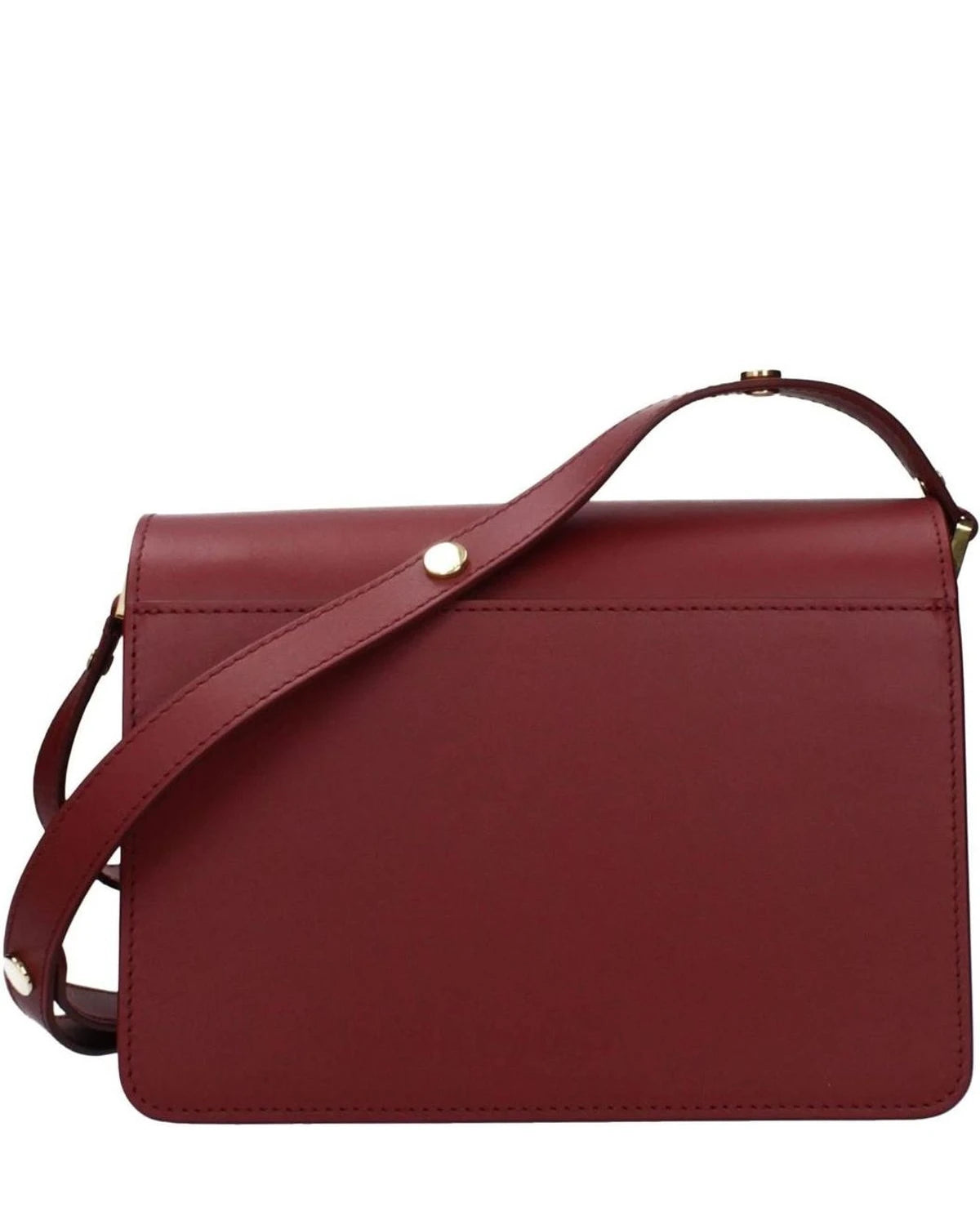 Marni Red Leather Shoulder Bag 