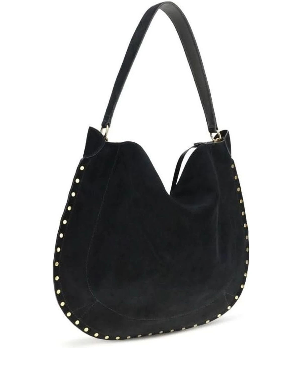 Isabel Marant Black Calf Leather Bos Taurus Shoulder Bag 
