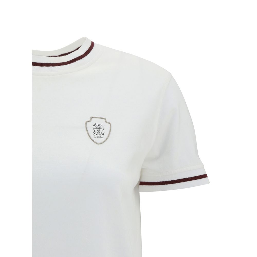 Brunello Cucinelli Logoed T-Shirt Glam Steals
