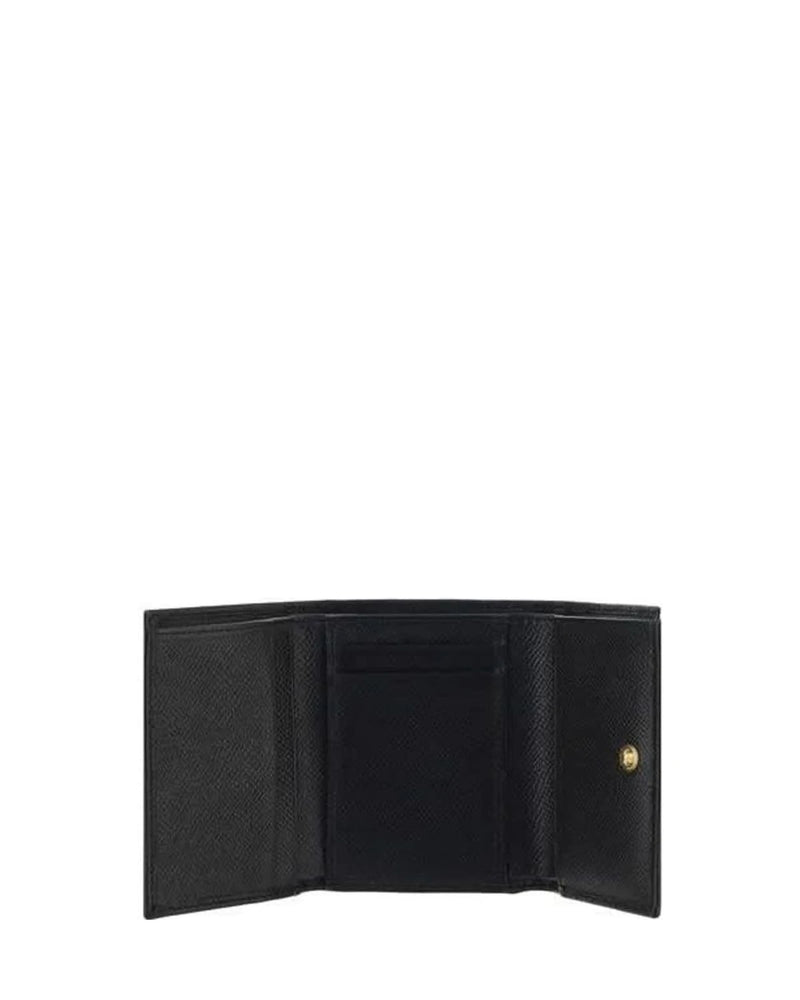 Dolce & Gabbana Black Calf Leather Bos Taurus Wallet 