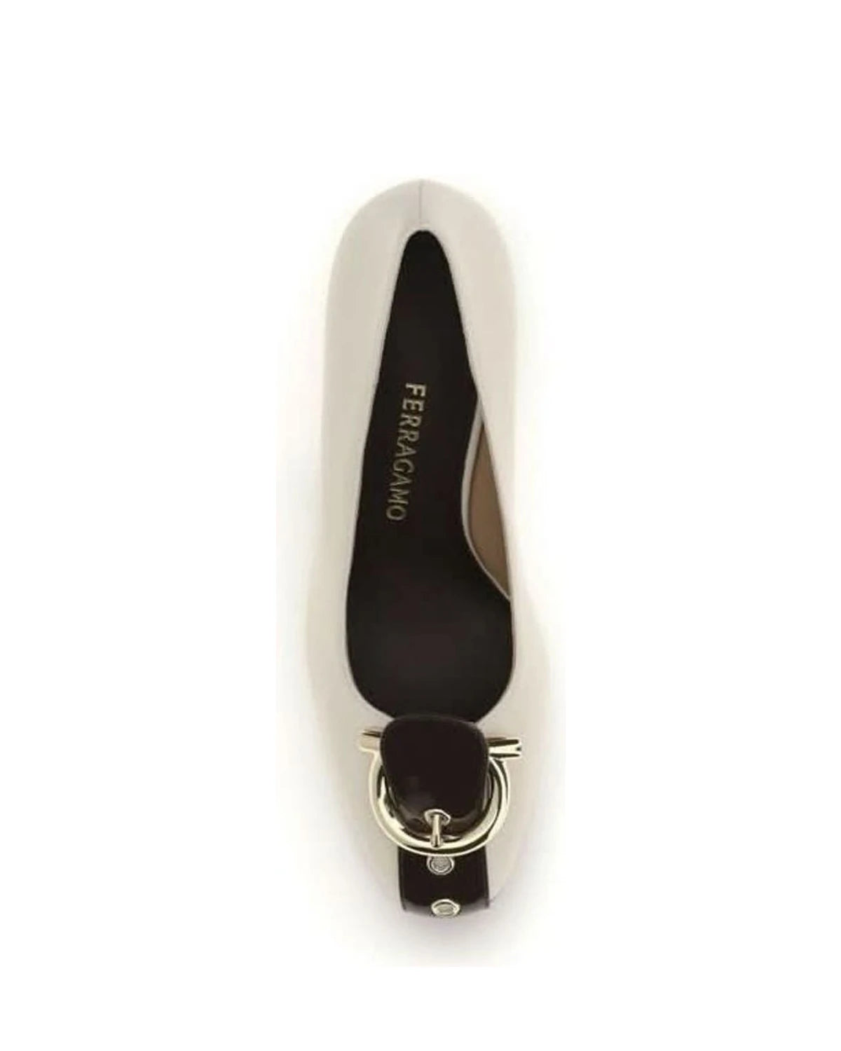 Ferragamo Beige Lamb Ovis Aries High Heel Pumps 